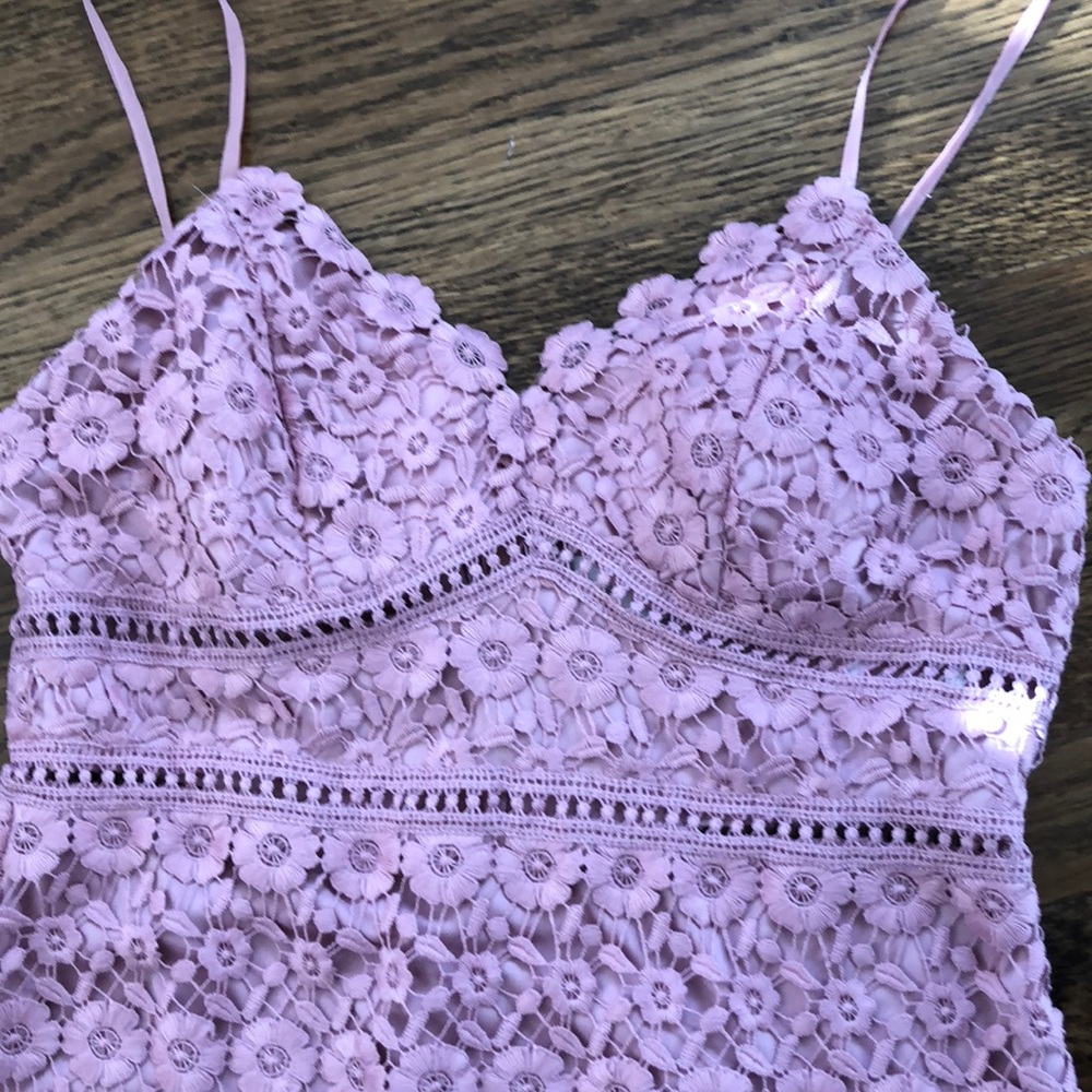 Premier Amour Blush Midi dress-Size 10 - Picture 3 of 9